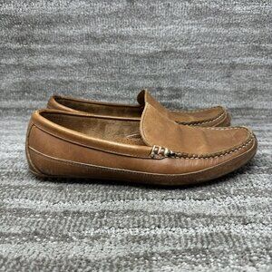 Allen Edmonds Interstate 90 Mens 10D Brown Loafers Driving Shoes Slip On Moc